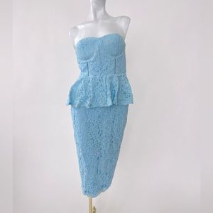 Light blue Missguided dress